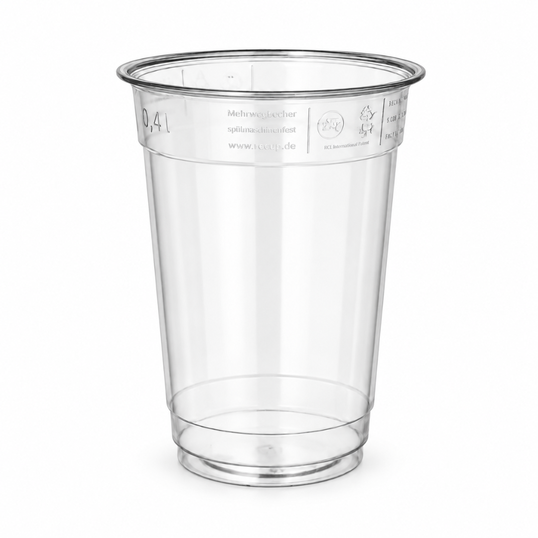 Party Einwegbecher 0,4 l glasklar 50 Stück