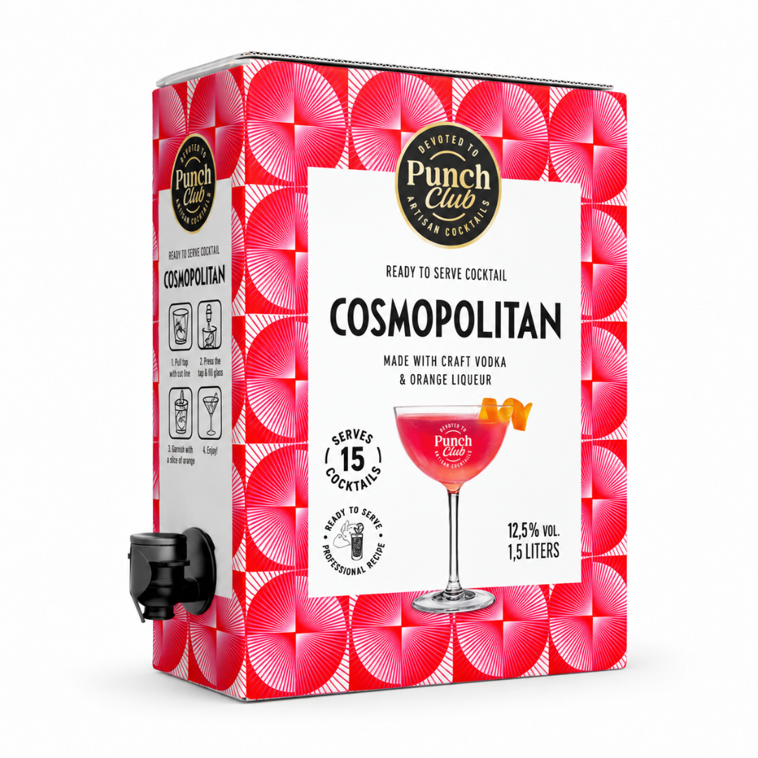 Punch Club Cosmopolitan Bag in Box mit Zapfhahn 1,5 l