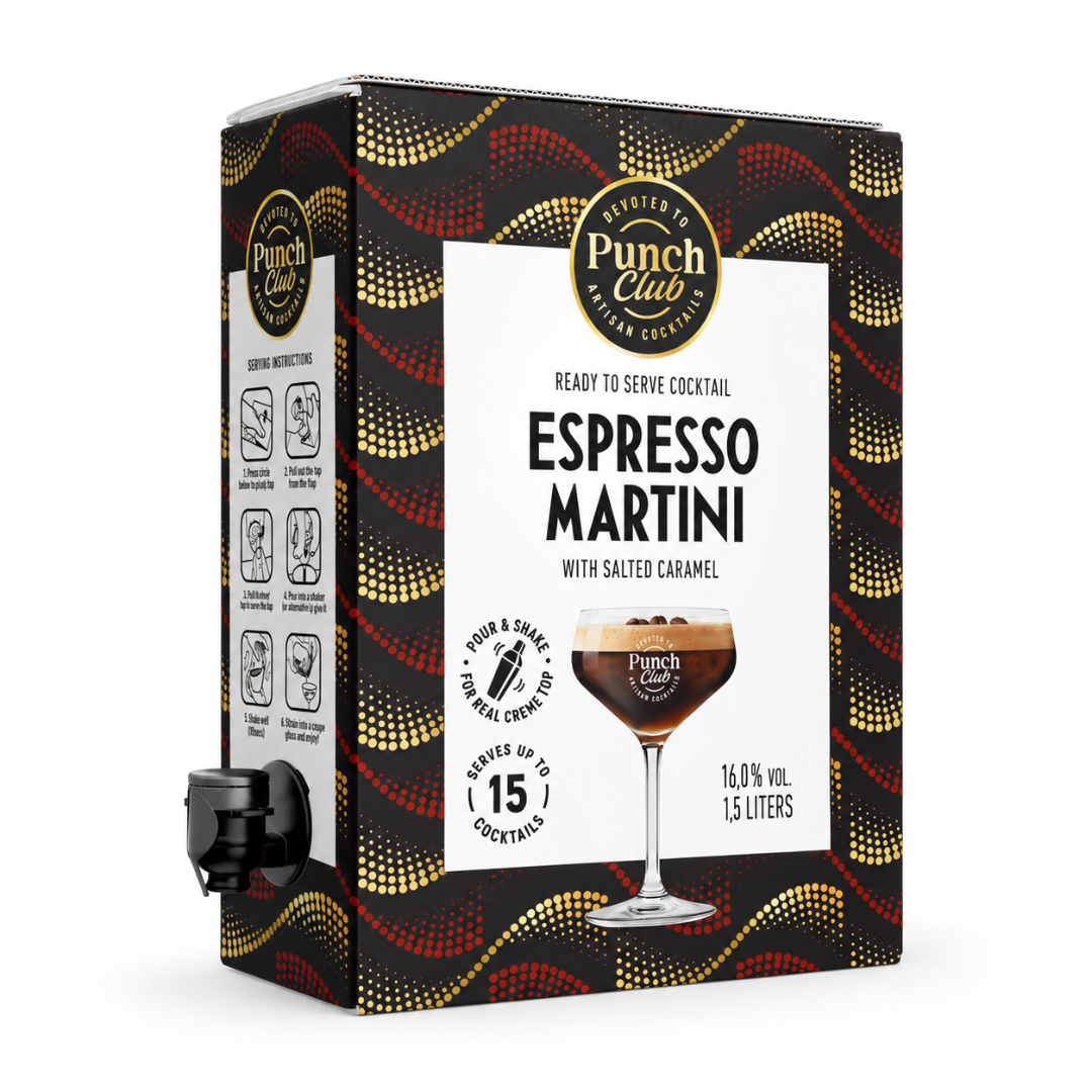 Punch Club Espresso Martini Salted Caramel Bag in Box 1,5 l