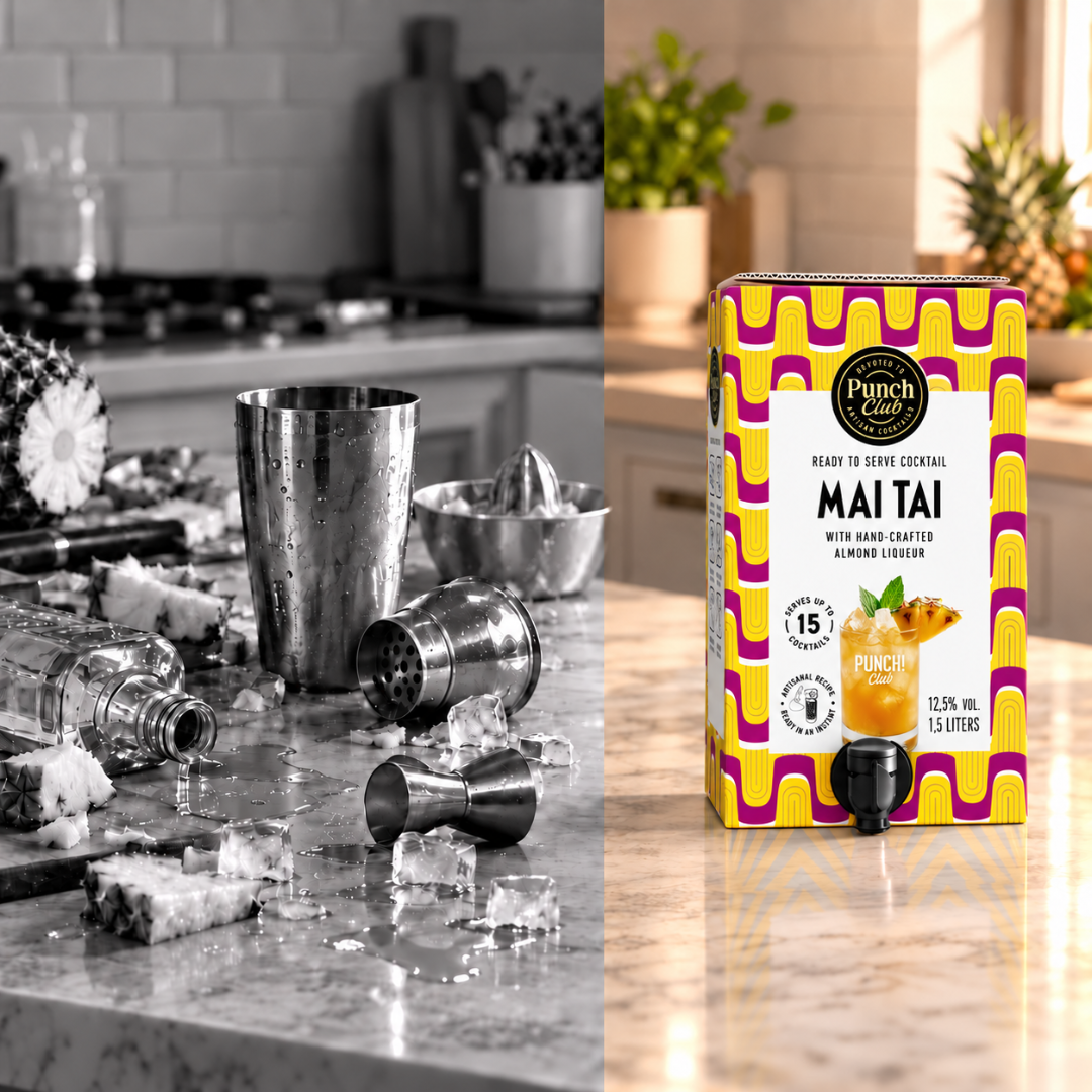 Punch Club Mai Tai Cocktail Bag in Box mit Zapfhahn 1,5 l