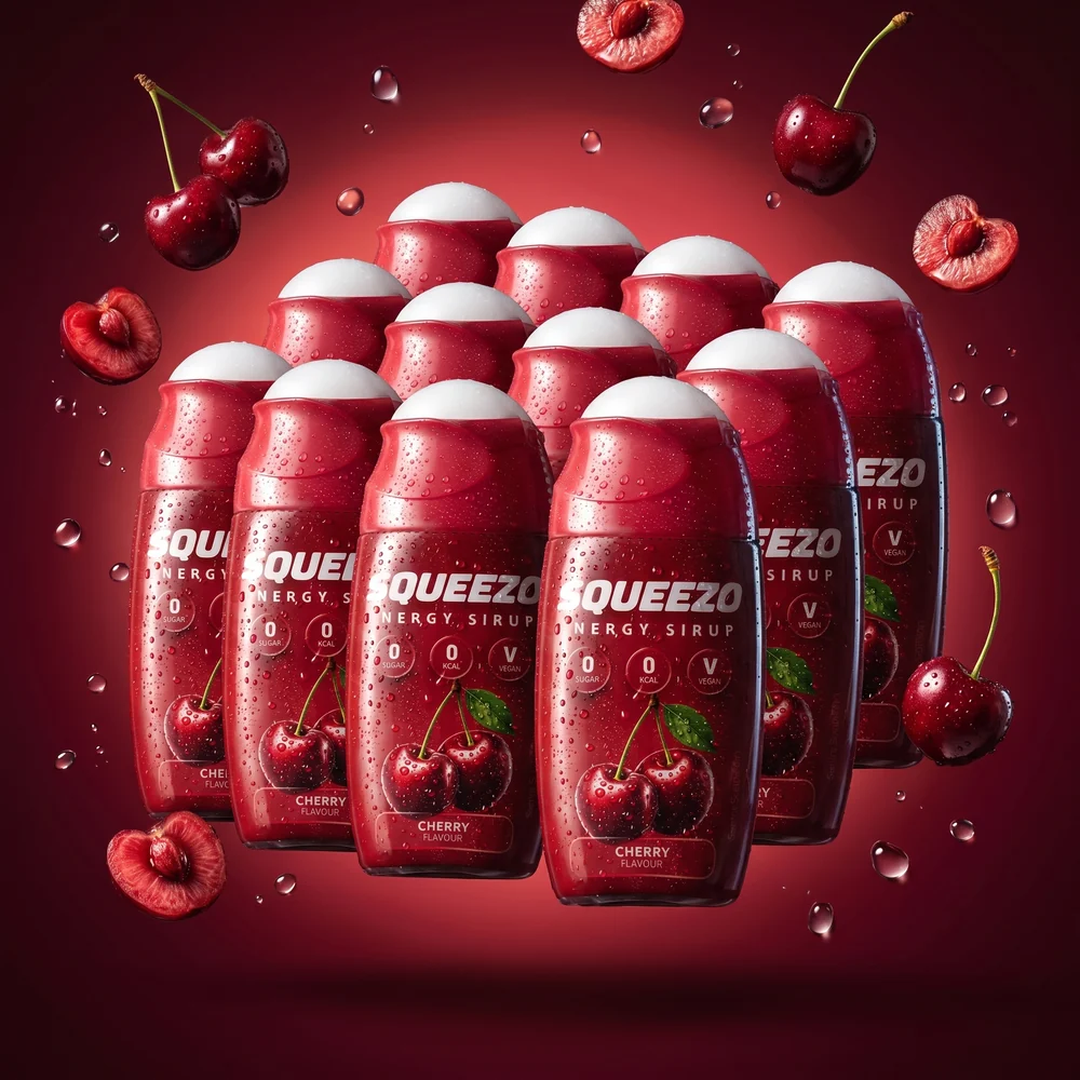 SQUEEZO Cherry Energy Sirup