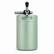Keggo Mini Keg 4 l Salbeigrün – Mobile Zapfanlage für Cocktails & Spritz