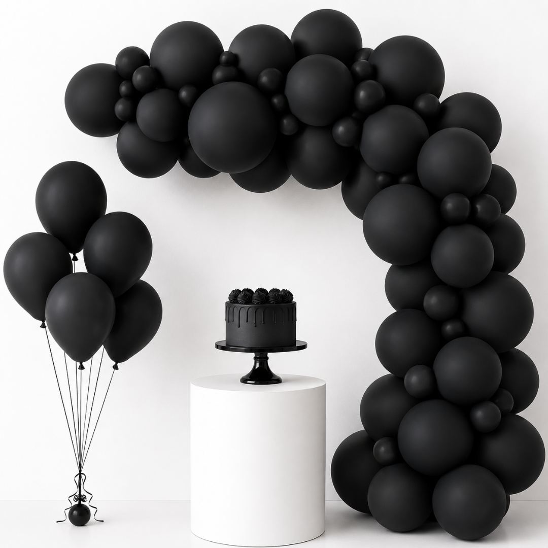 Luftballons Schwarz 100 Stück