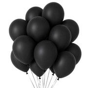 Luftballons Schwarz 100 Stück