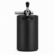 Keggo Mini Keg 4 l Schwarz – Mobile Zapfanlage für Cocktails & Spritz
