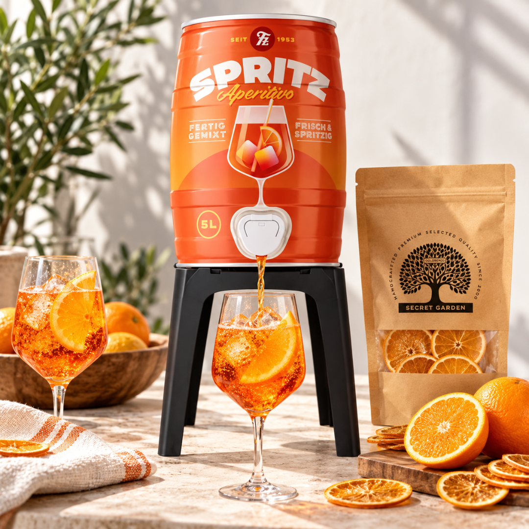Aperitivo Spritz 5 Liter Fass Party Set