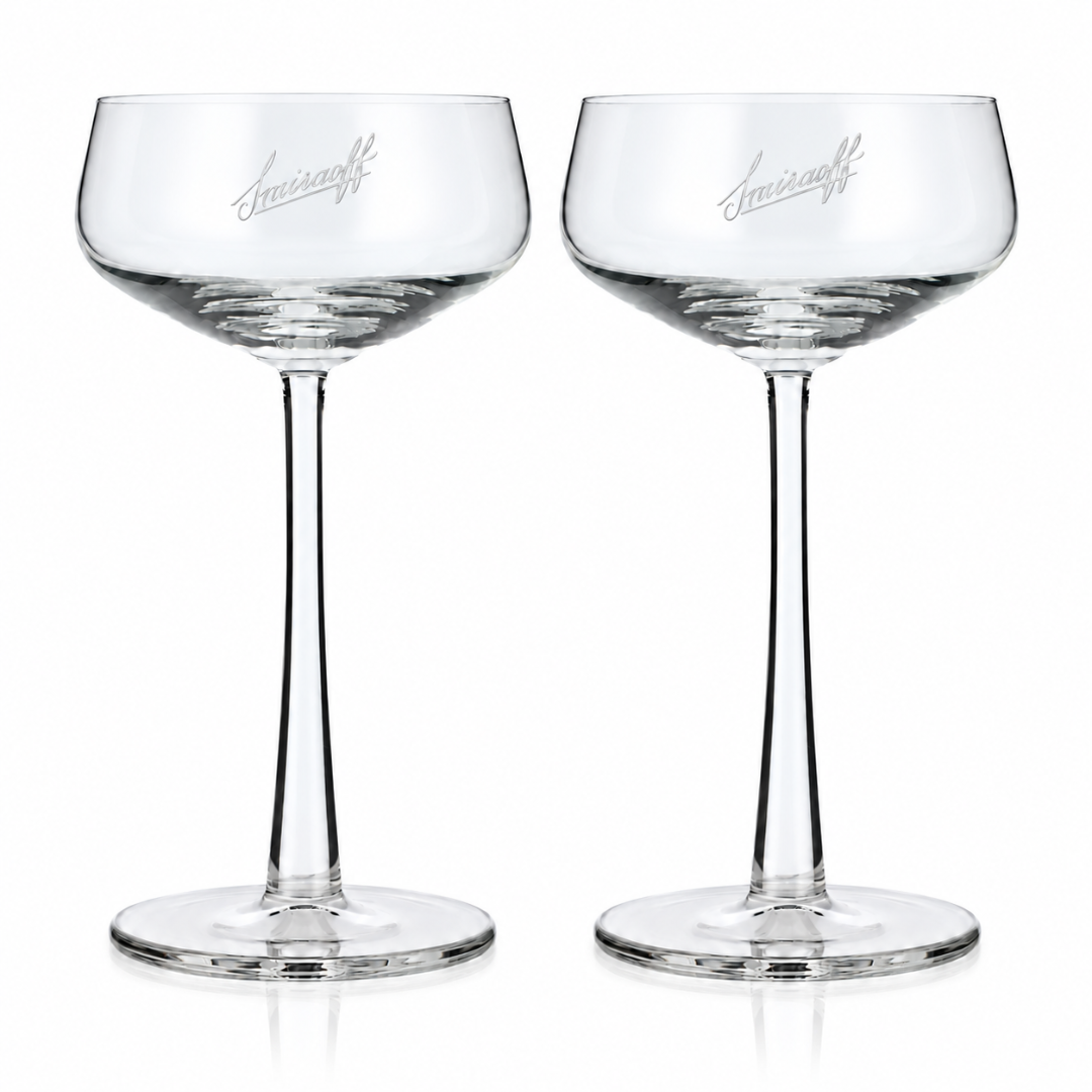 Smirnoff Pornstar Martini Set mit Passoã, Prosecco & 2 Gläsern