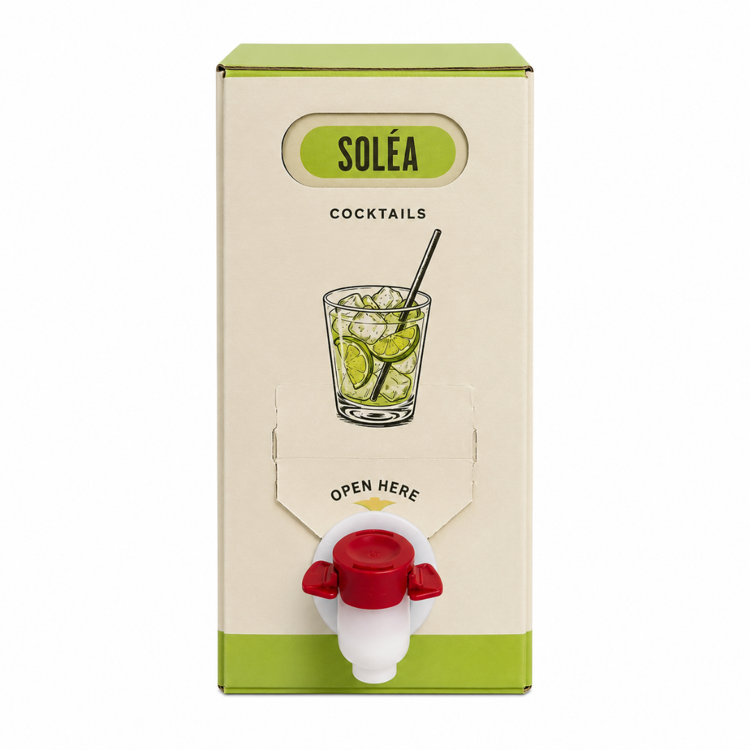 Soléa Caipirinha 1,5 l – Fertigcocktail mit Zapfhahn