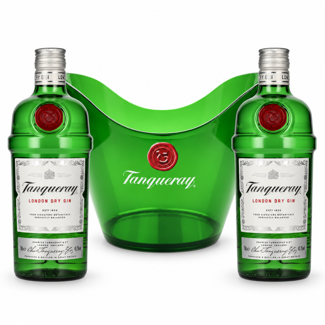 Tanqueray Gin Set mit Getränkekühler 2 x 0,7 l