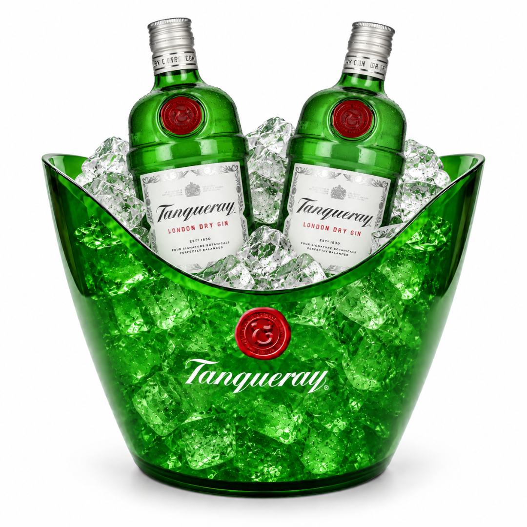 Tanqueray Gin Set mit Getränkekühler 2 x 0,7 l