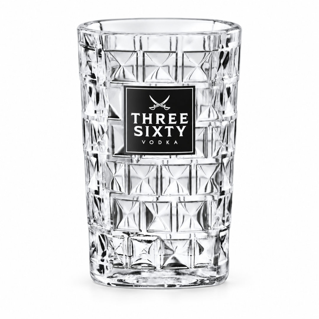 Original Three Sixty Vodka Shotglas Acryl 2 cl