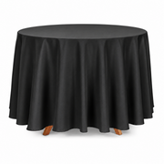 Tischdecke Schwarz Rund 230 cm