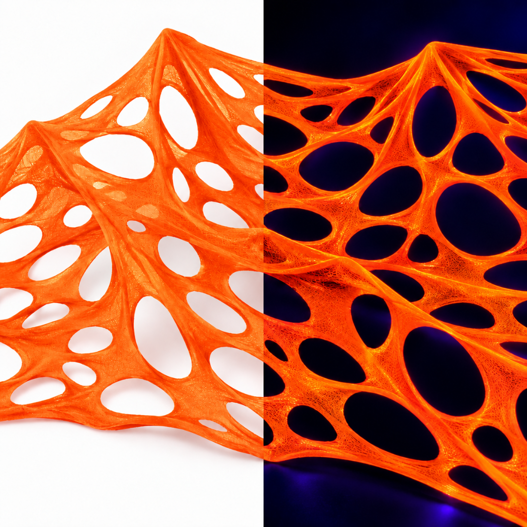 UV Neon Netz Orange