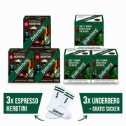 Underberg Party Pack – 72 Shots + Gratis Tennissocken