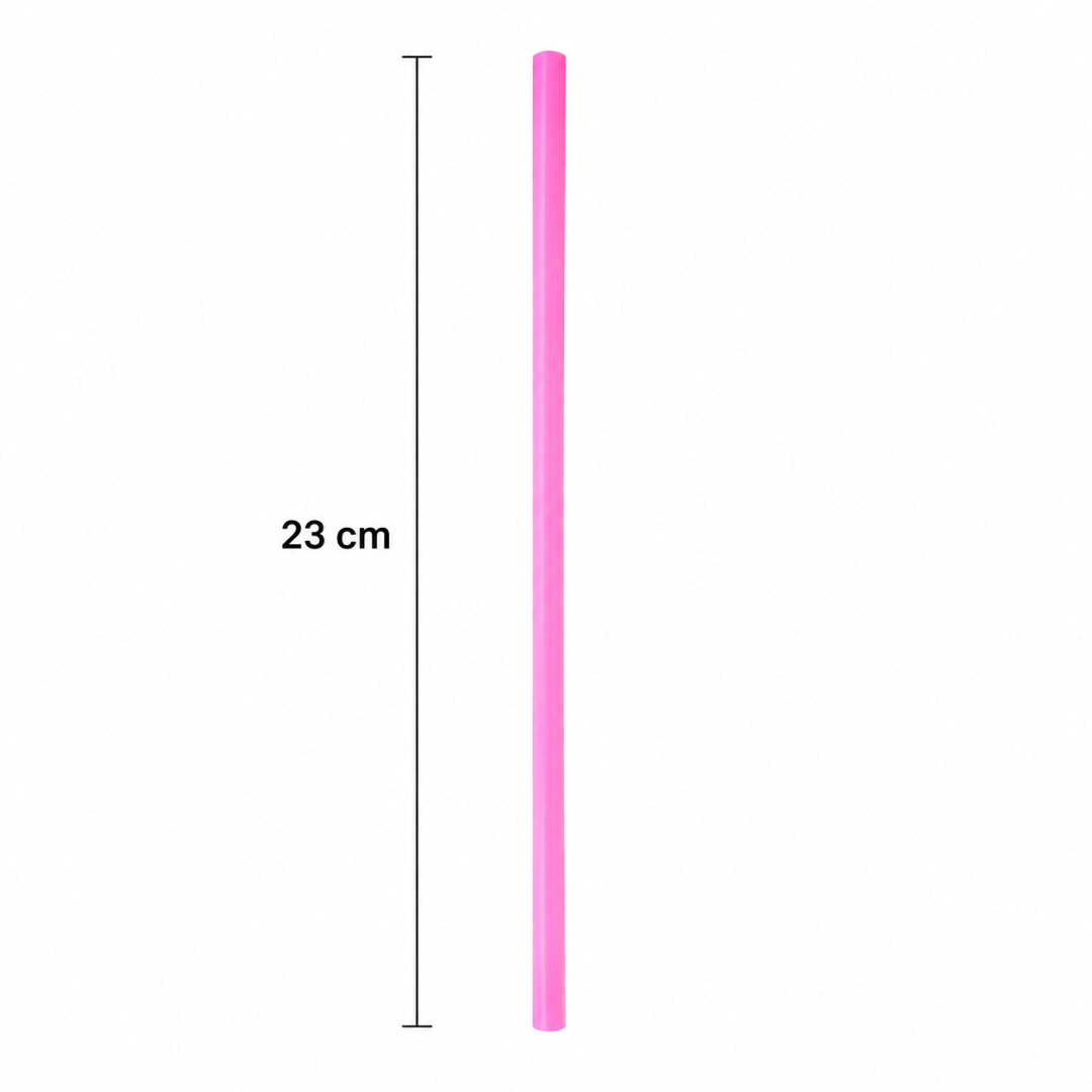 Wiederverwendbare Herz Trinkhalme Rosa 30er Set
