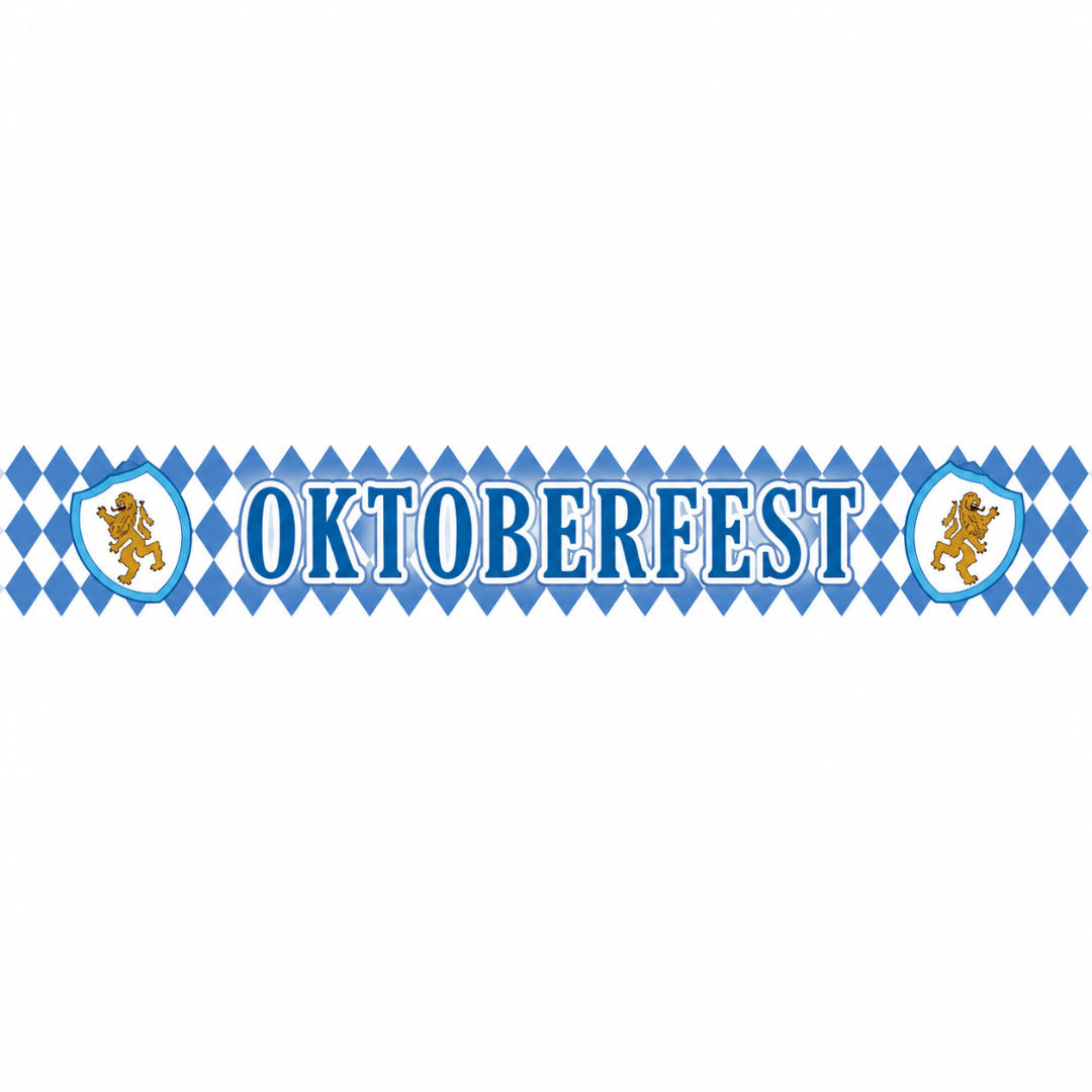 Absperrband Oktoberfest 6,1 m Blau Weiß - TwentyFourParty