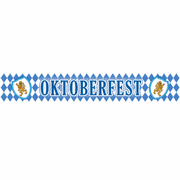 Absperrband Oktoberfest 6,1 m Blau Weiß - TwentyFourParty
