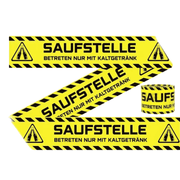 Absperrband Saufstelle 55m Party Banner - TwentyFourParty
