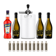 Aperol Spritz Fass-Set – Keggo Mini Keg 4 l mit allen Zutaten - TwentyFourParty