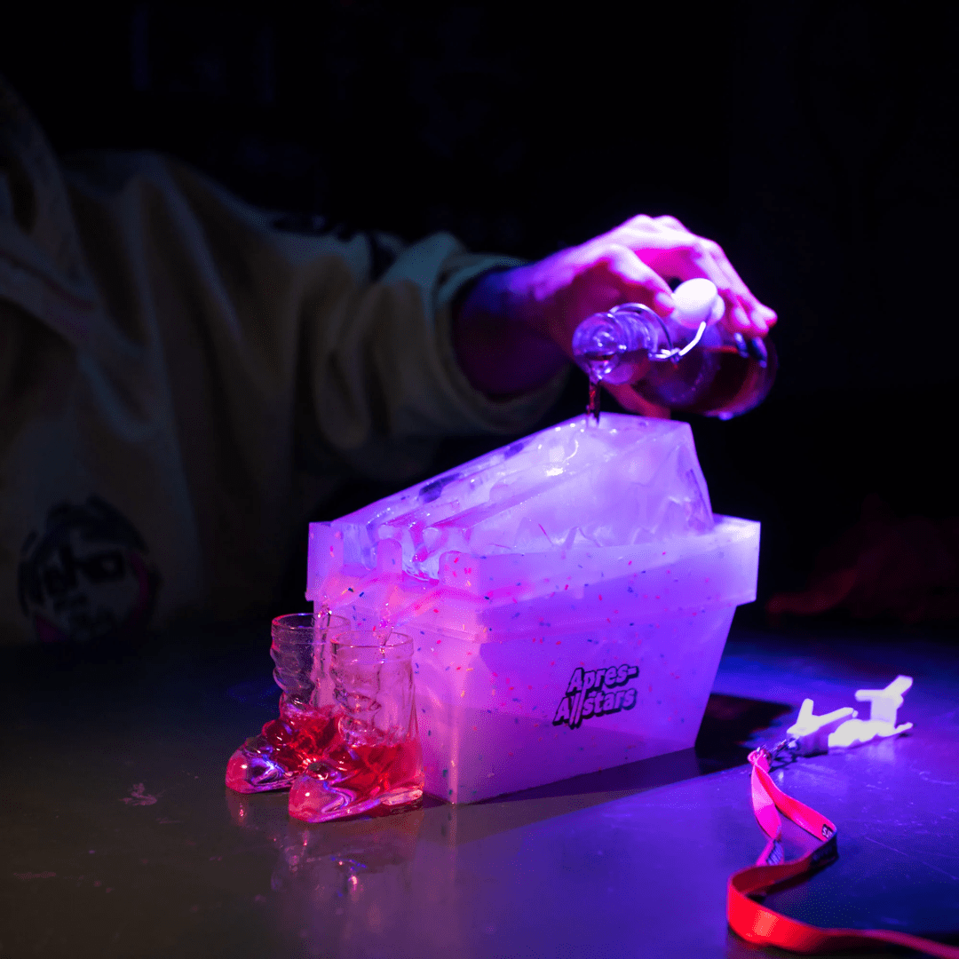 Apres - Allstars® Shot Slope Slalom - Eisrutsche als einfrierbare Silikonform - TwentyFourParty