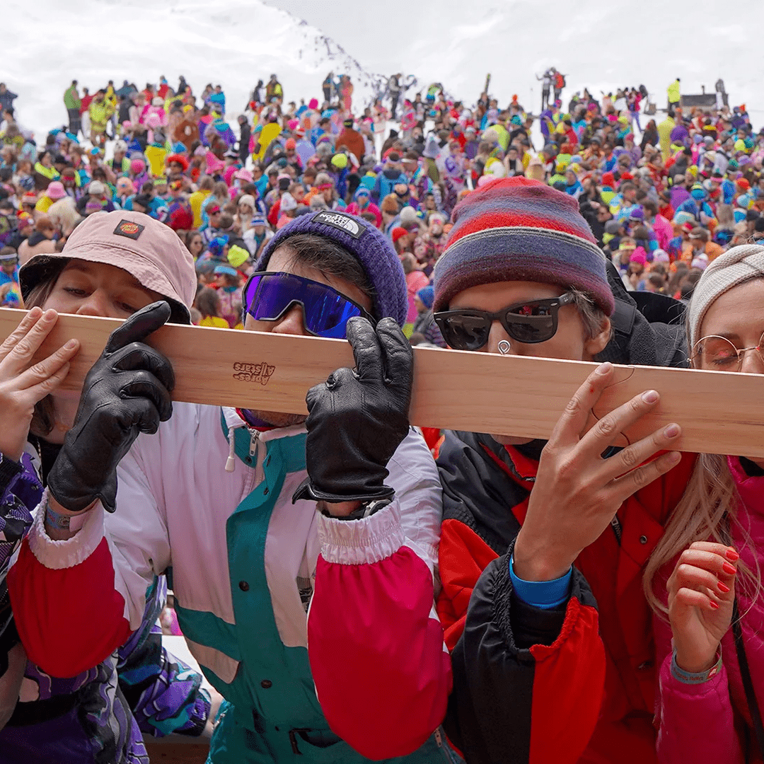 Apres - Allstars® "SwigSki3000®" modularer Shotski® aus Holz - TwentyFourParty