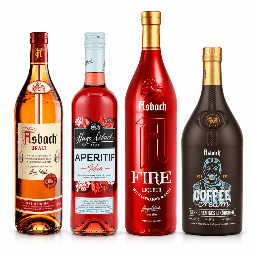 Asbach Probierset – 4 Sorten zum Entdecken - TwentyFourParty
