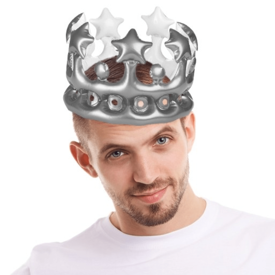 Aufblasbare Krone 23 cm - TwentyFourParty
