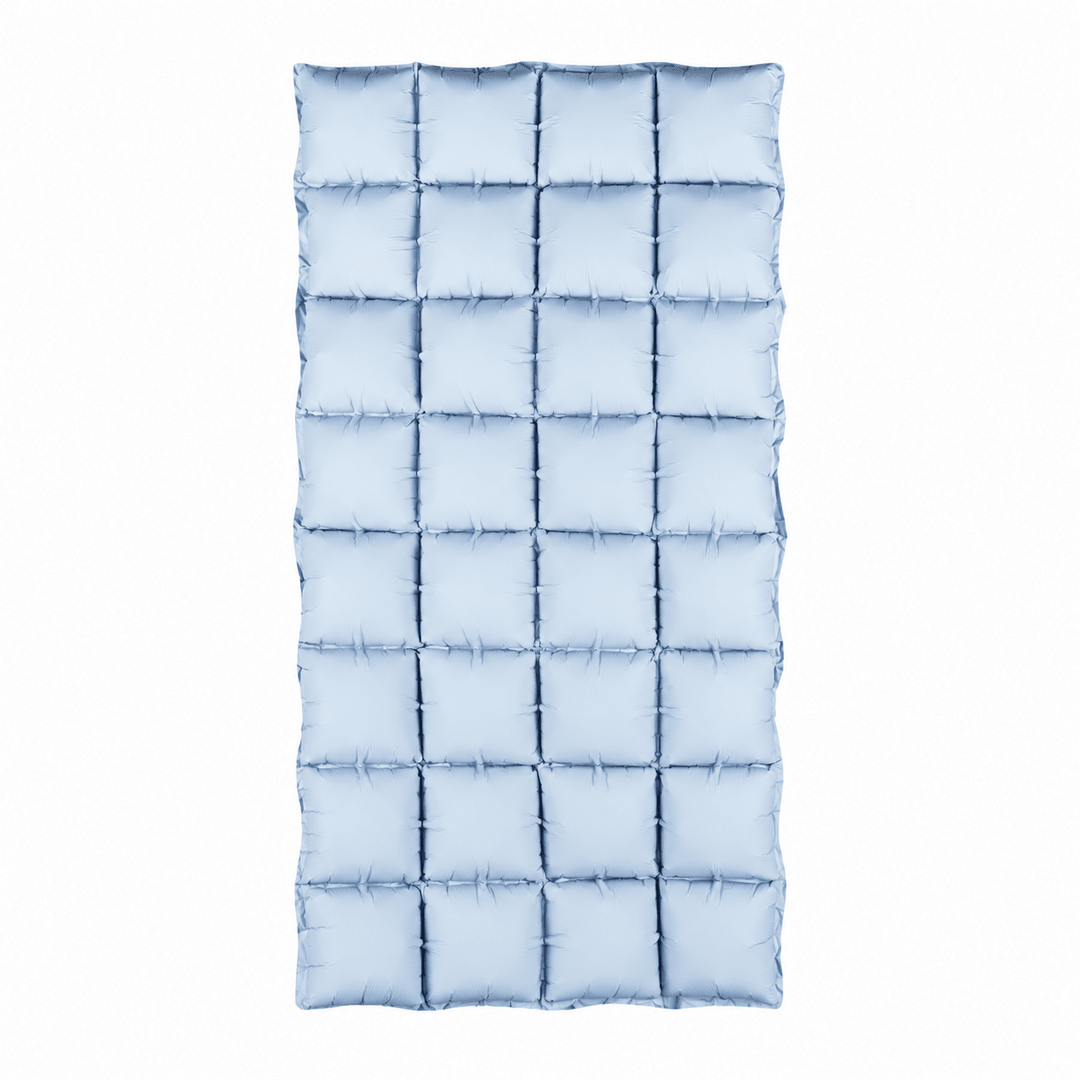 Aufblasbarer Folienvorhang Blau 72 x 143 cm - TwentyFourParty