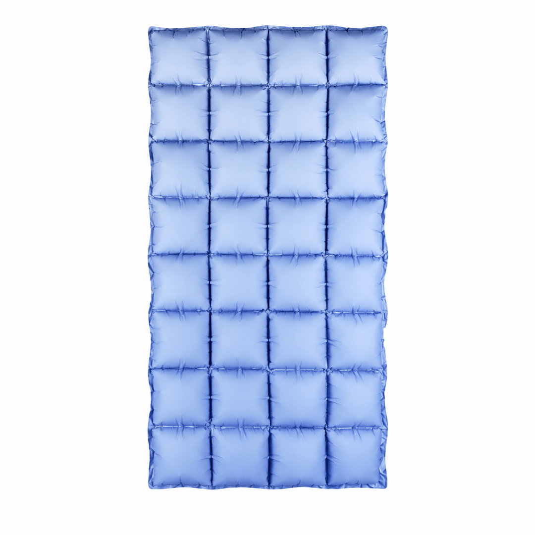 Aufblasbarer Folienvorhang Blau 72 x 143 cm - TwentyFourParty