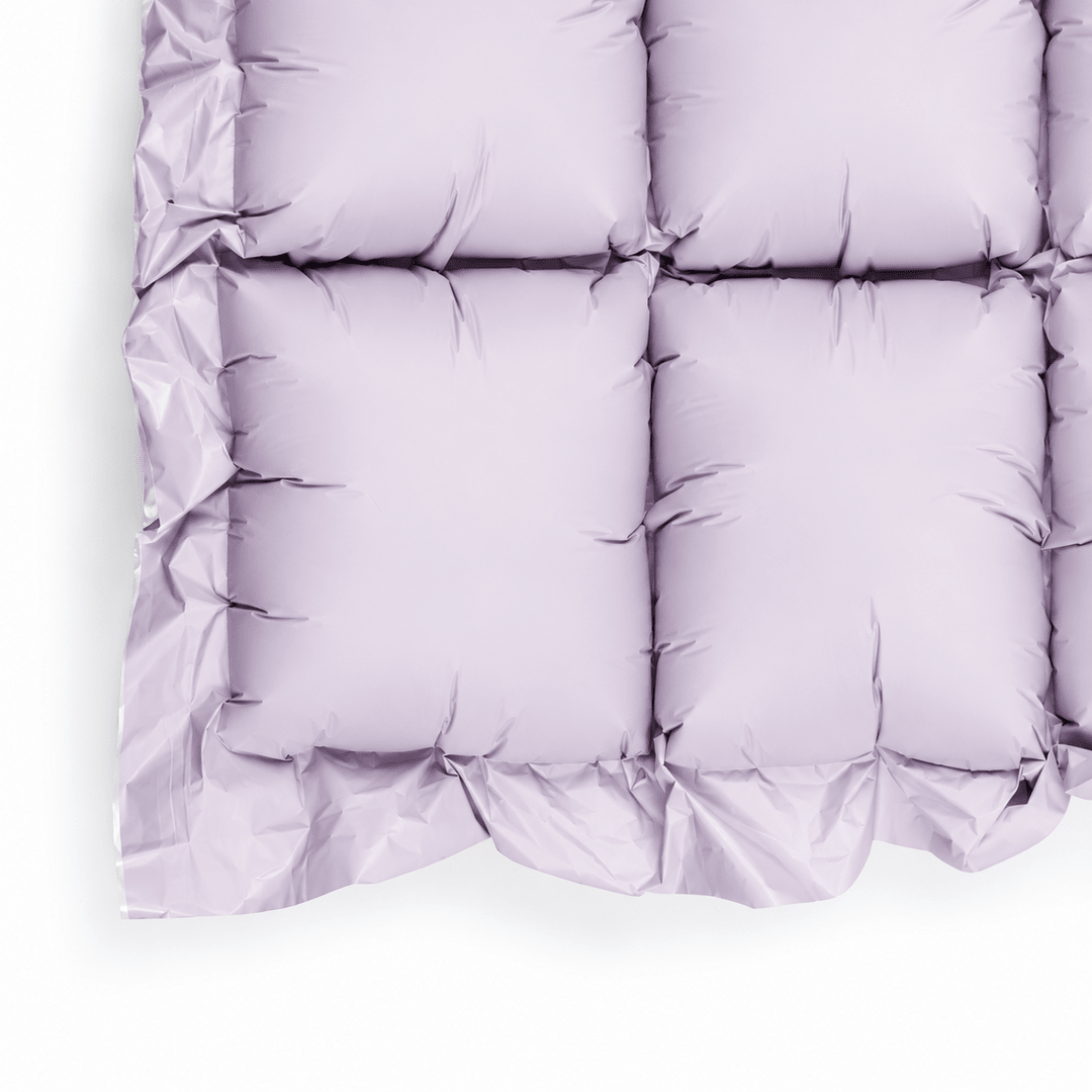 Aufblasbarer Folienvorhang Lila 72 x 143 cm - TwentyFourParty