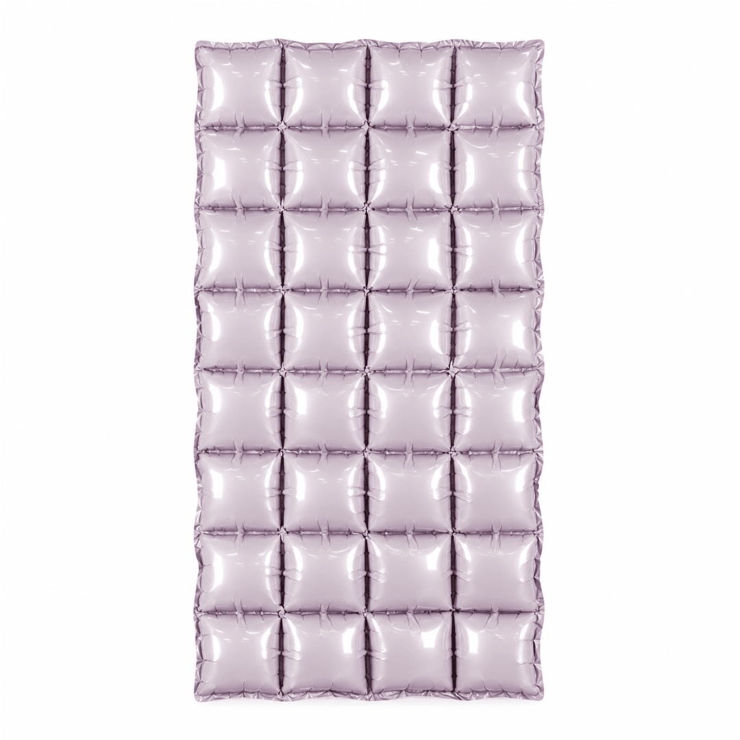 Aufblasbarer Folienvorhang Lila 72 x 143 cm - TwentyFourParty