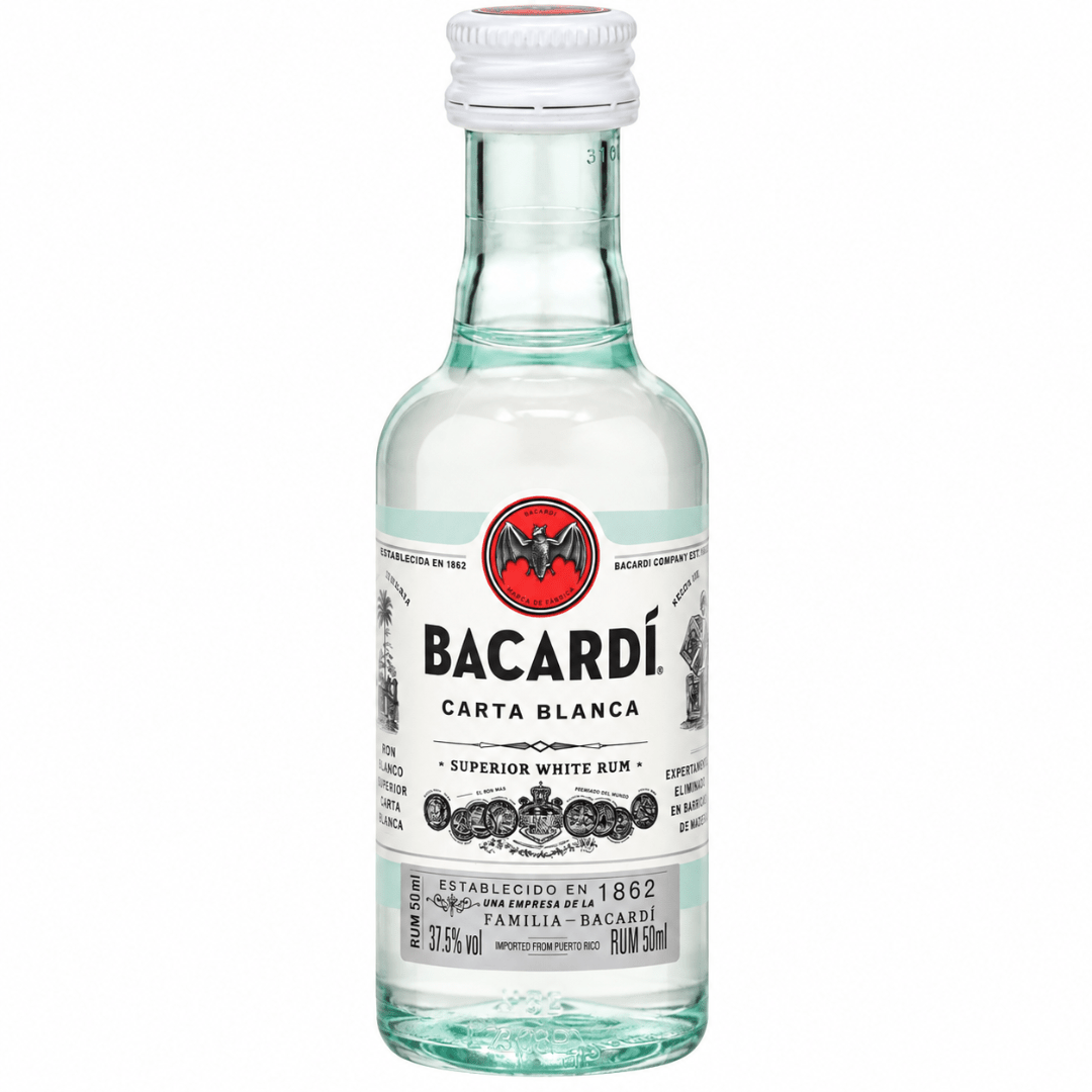 Bacardi Carta Blanca Mini PET 10× 0,05 l - TwentyFourParty