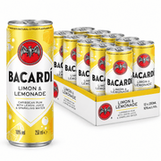 Bacardi Limón & Lemonade 12 × 250 ml - TwentyFourParty