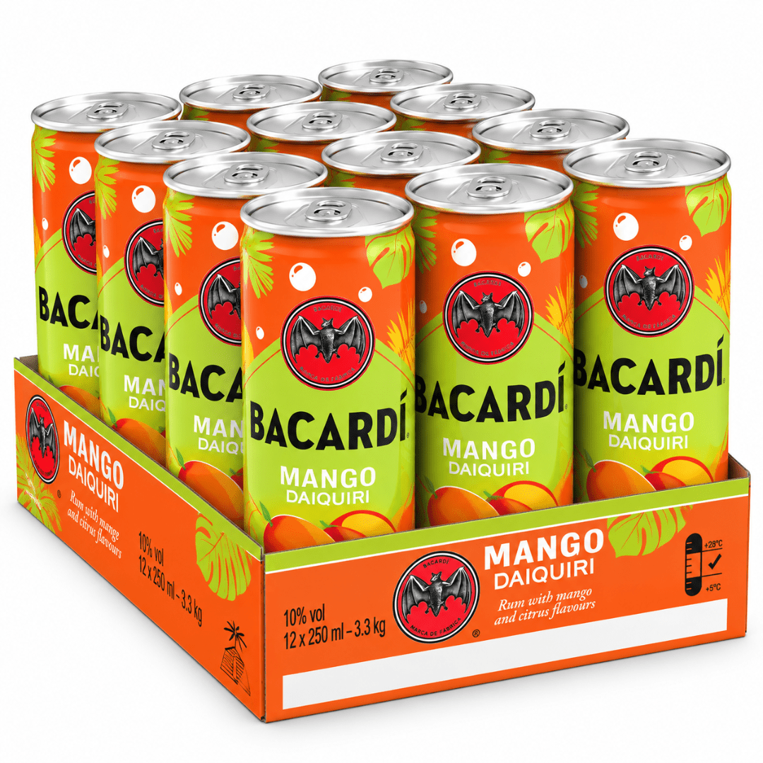 Bacardi Mango Daiquiri 12 × 250 ml - TwentyFourParty