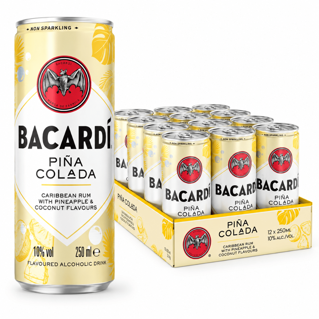 Bacardi Piña Colada 12 × 250 ml - TwentyFourParty