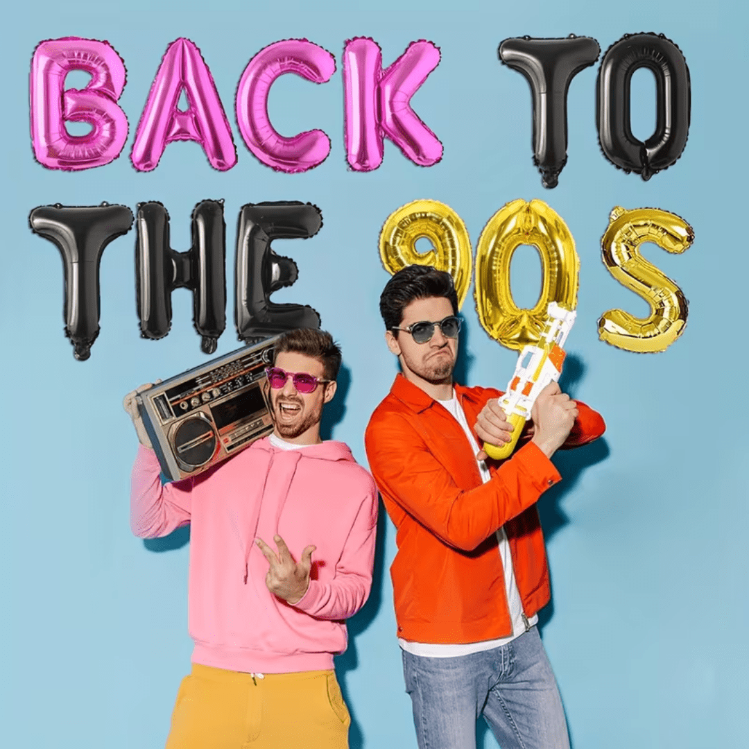 Back to the 90s Luftballon Set - TwentyFourParty