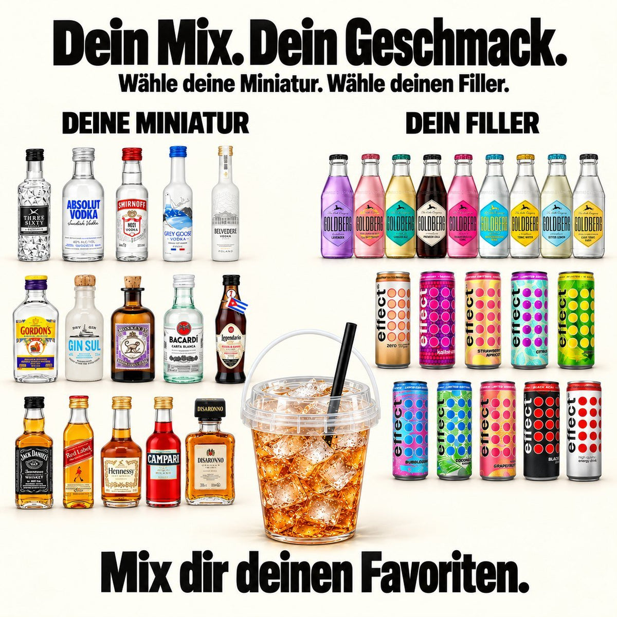 Sip Tank Mini – Mix & Match: Dein Mix. Dein Geschmack. - TwentyFourParty