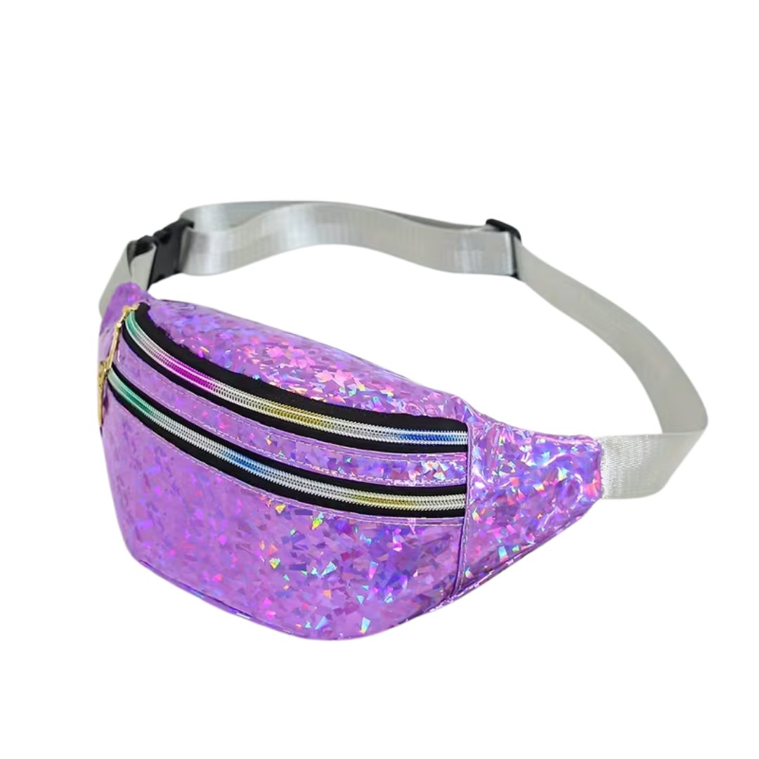 Bauchtasche Glitter Holo Lila - TwentyFourParty