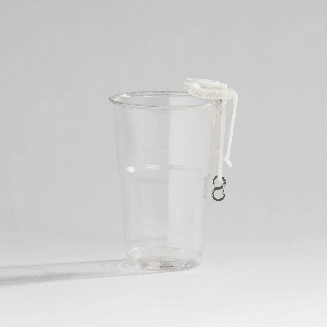 Becher - & Flaschenhalter Mr Clipr Weiß - TwentyFourParty