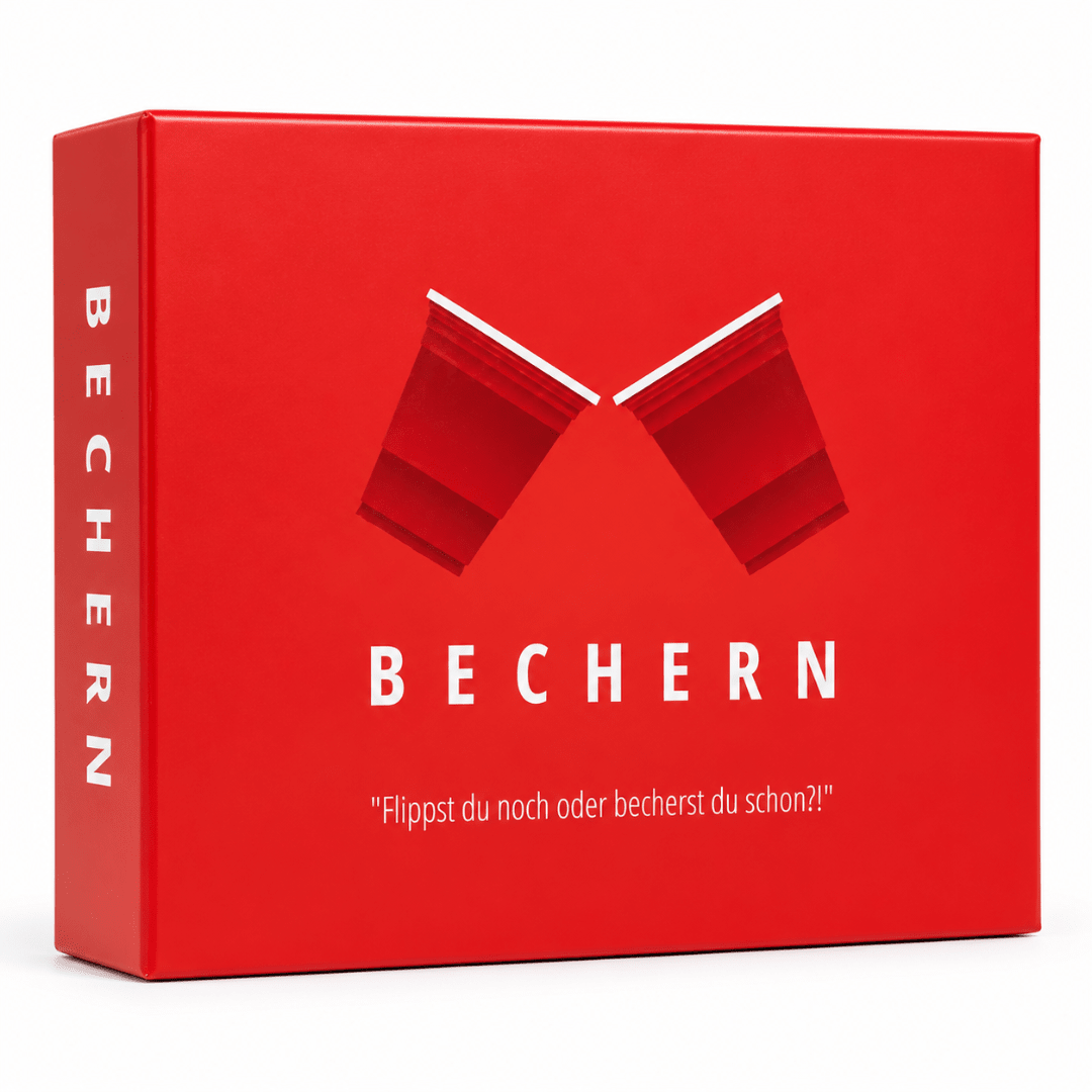 Bechern Trinkspiel mit 69 Karten und 10 Red Cups - TwentyFourParty
