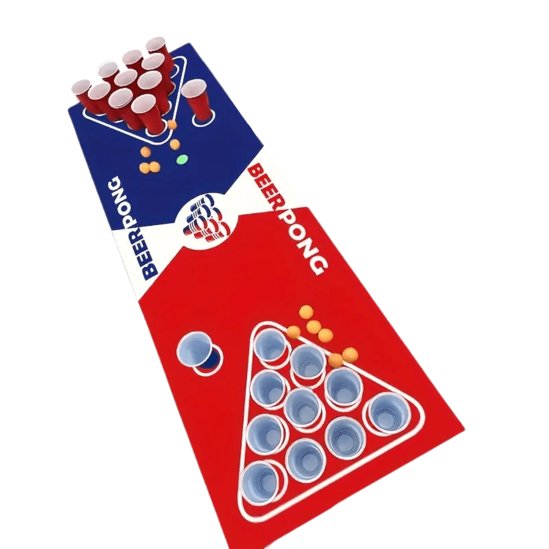 Beer Pong Matte Red vs. Blue - TwentyFourParty