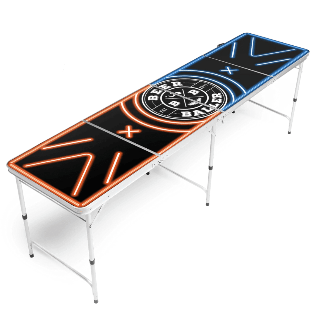 Beer Pong Tisch „LED NEON“ - TwentyFourParty
