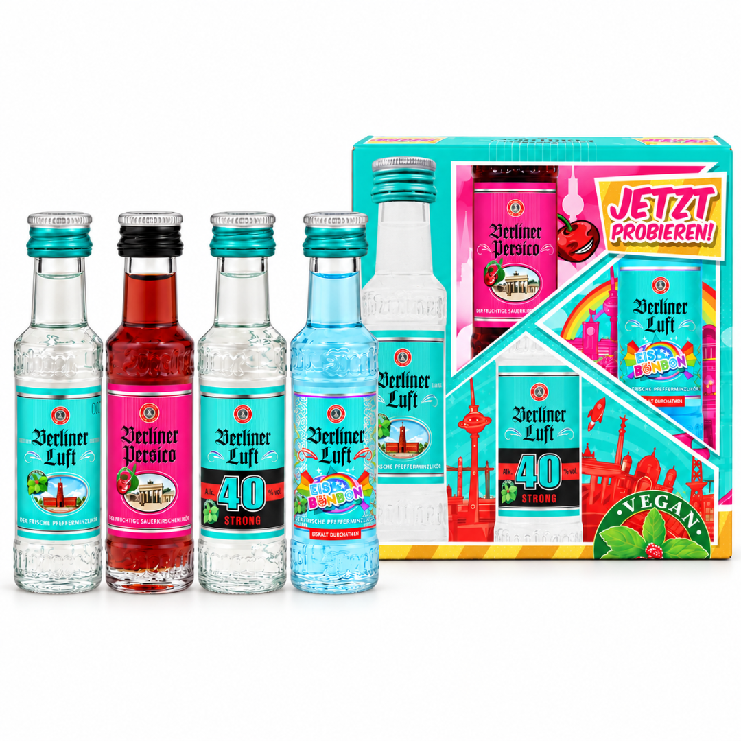 Berliner Luft Mini Shot Probier Set 4 x 2 cl - TwentyFourParty