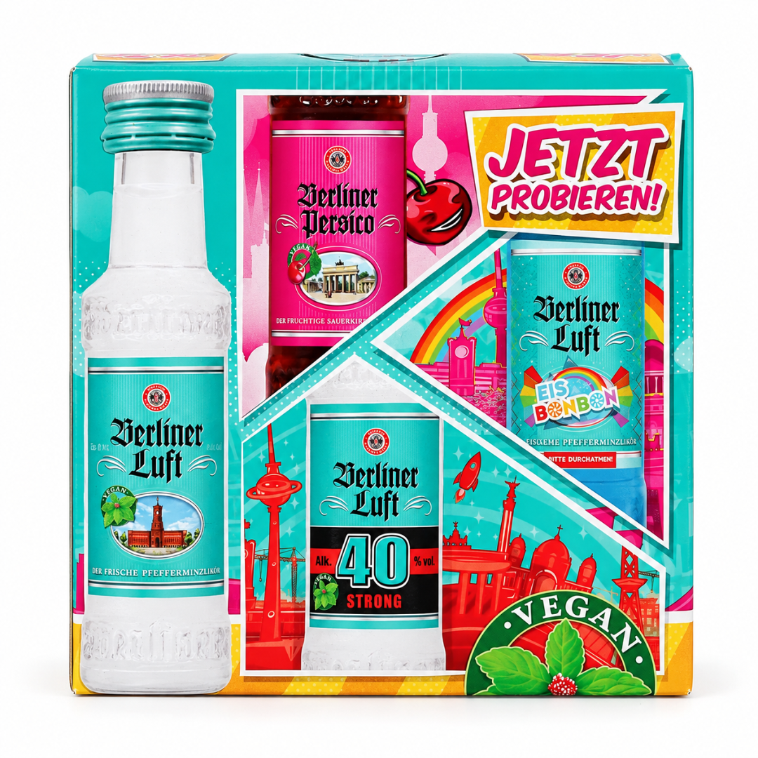 Berliner Luft Mini Shot Probier Set 4 x 2 cl - TwentyFourParty