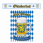 Bierfest Deko Set Poster & Banner 120 cm - TwentyFourParty