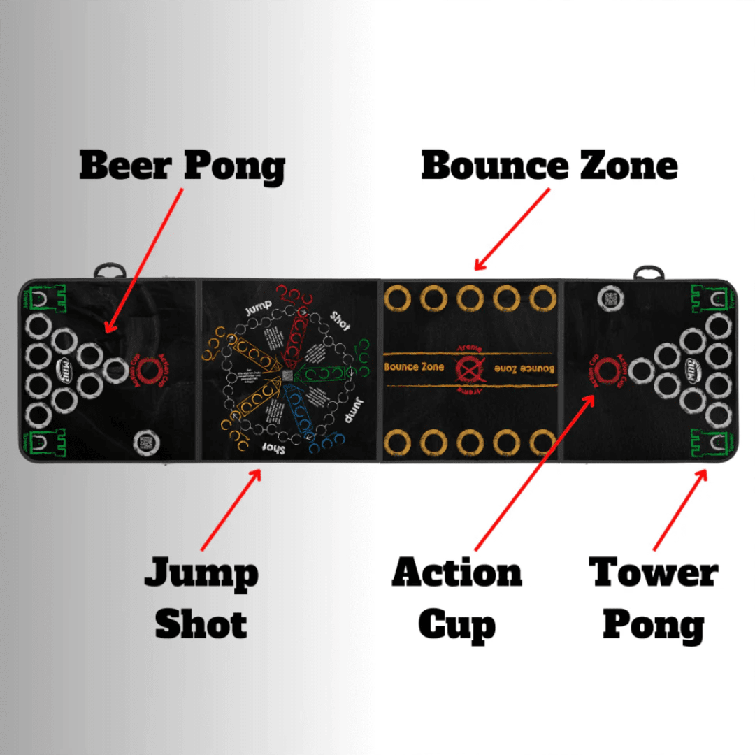 Bierpong - Tisch „Multigame“ Set - TwentyFourParty