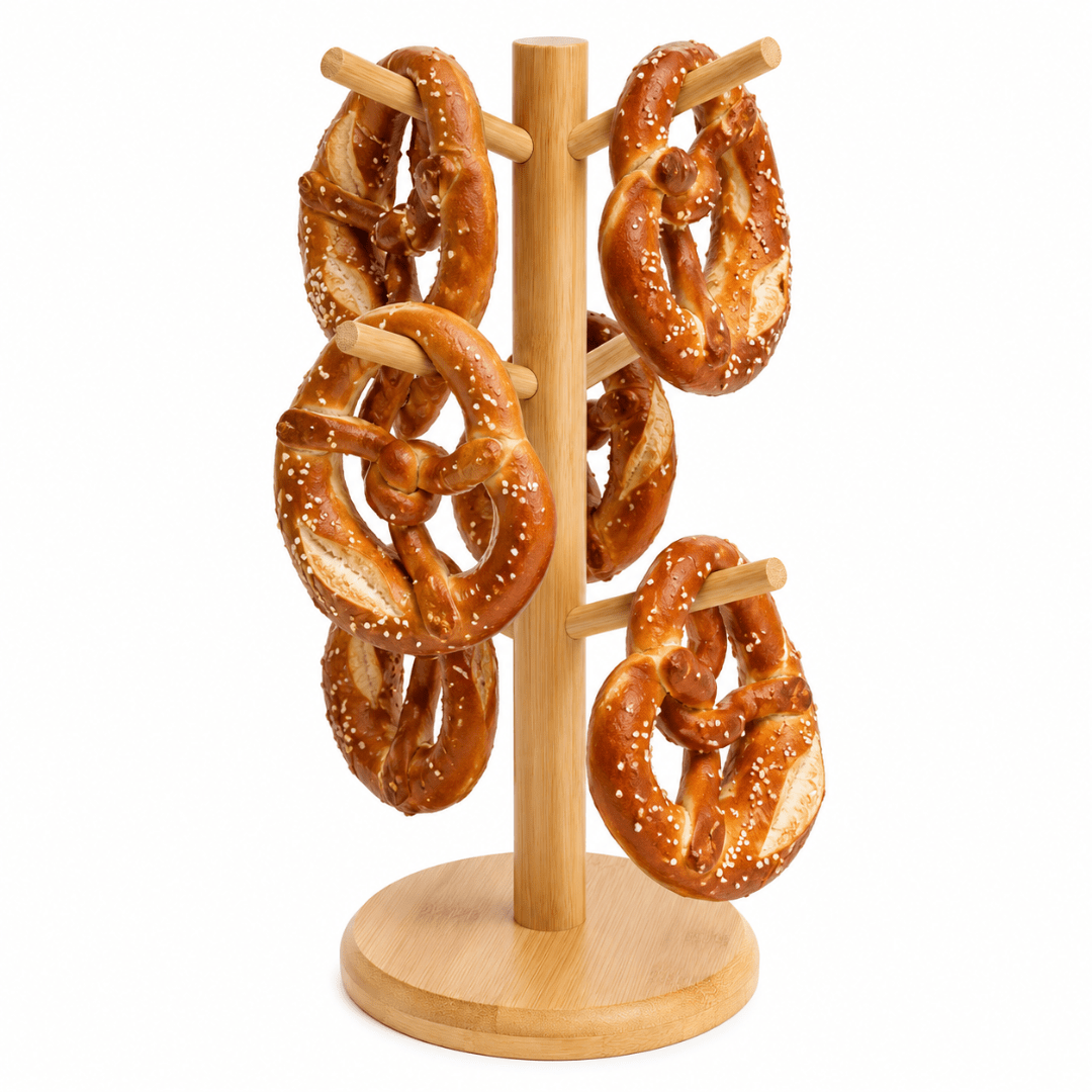 Brezelständer aus Holz 34 cm - TwentyFourParty