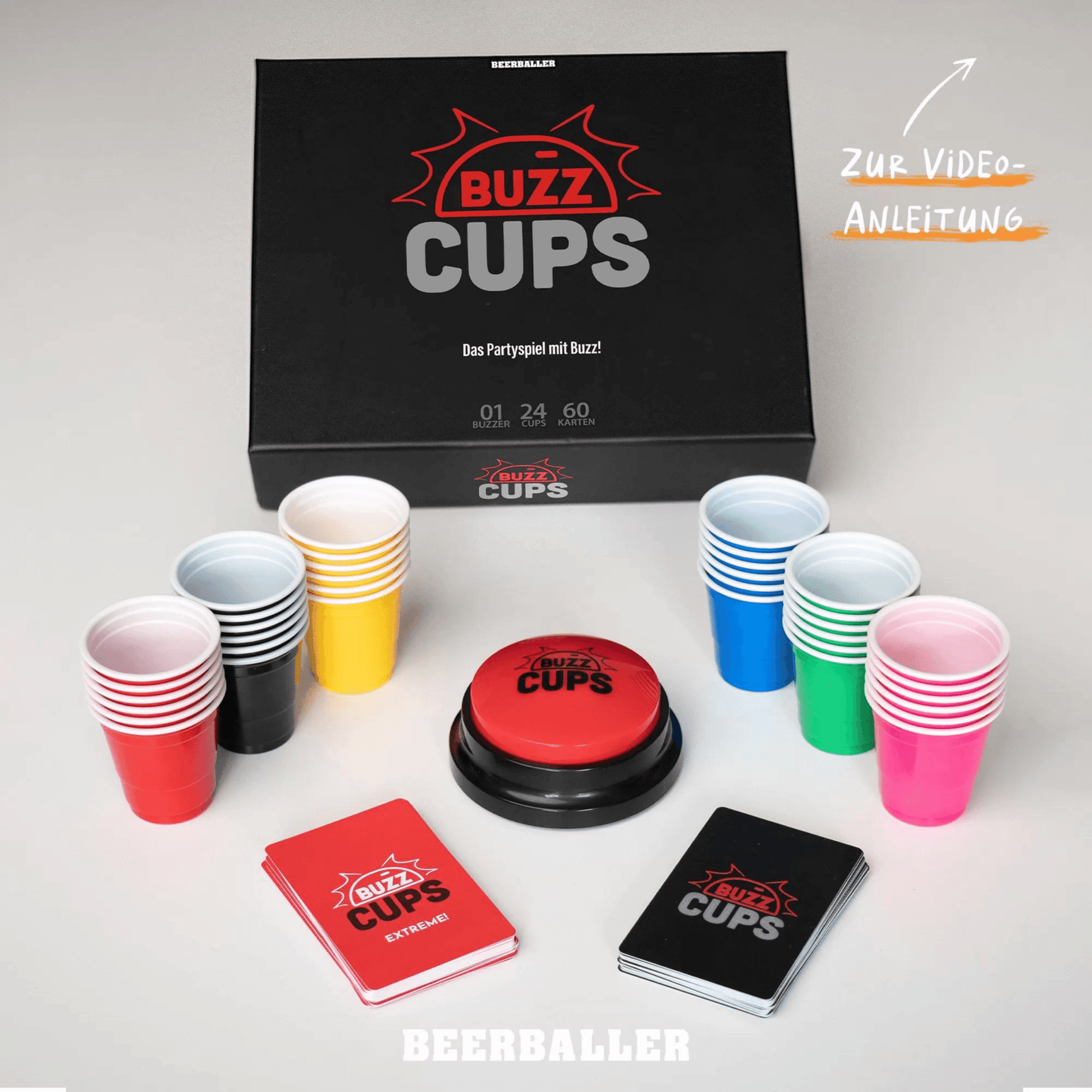 Buzz Cups Partyspiel - TwentyFourParty