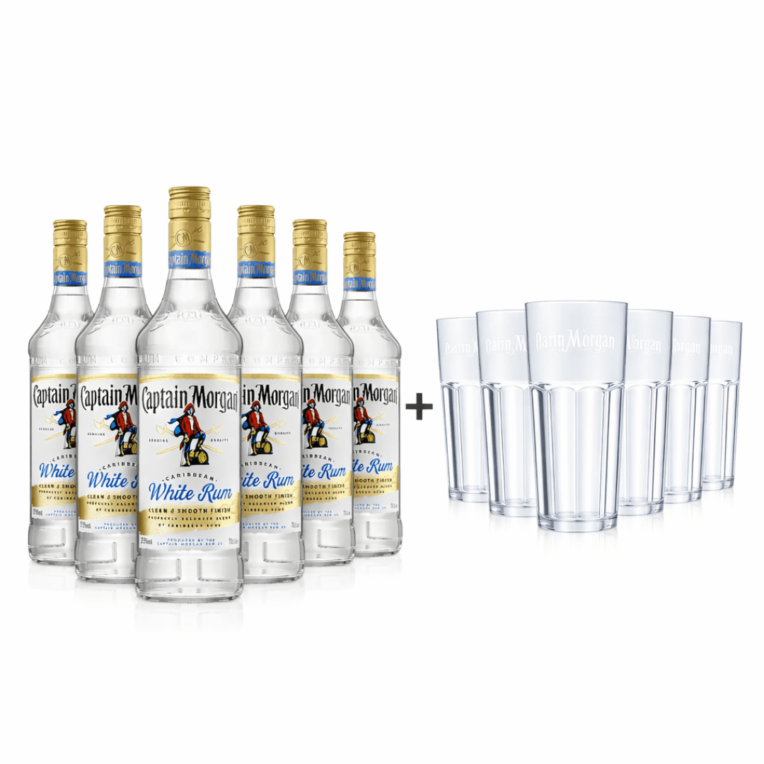 Captain Morgan White Rum 0,7l - TwentyFourParty