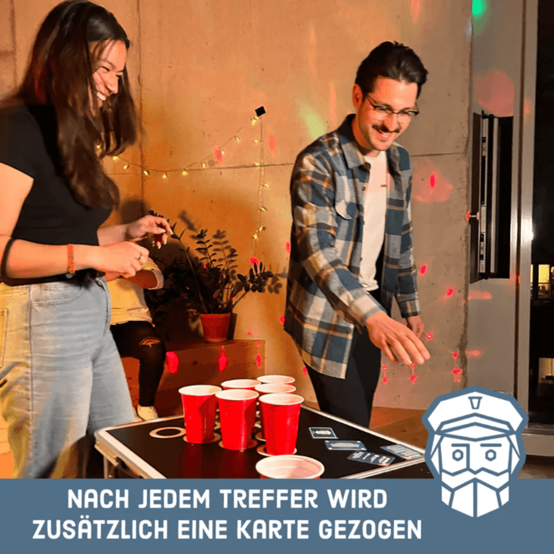 CaptnCup Trinkspiel 55 Karten (Beer - Pong Erweiterung) - TwentyFourParty